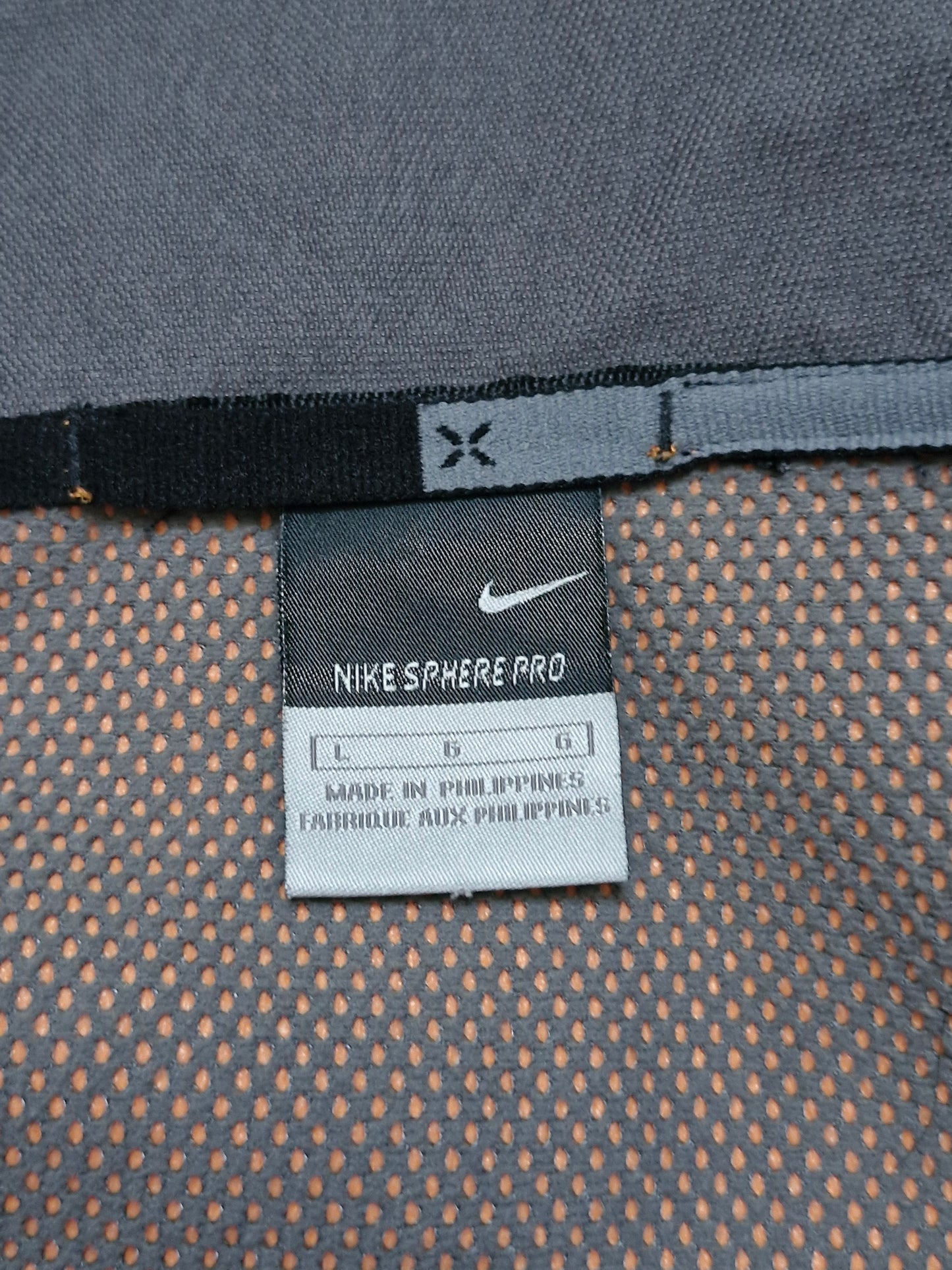 Nike Sphere Pro Orange & Grey Panelled Reflective Technical Jacket