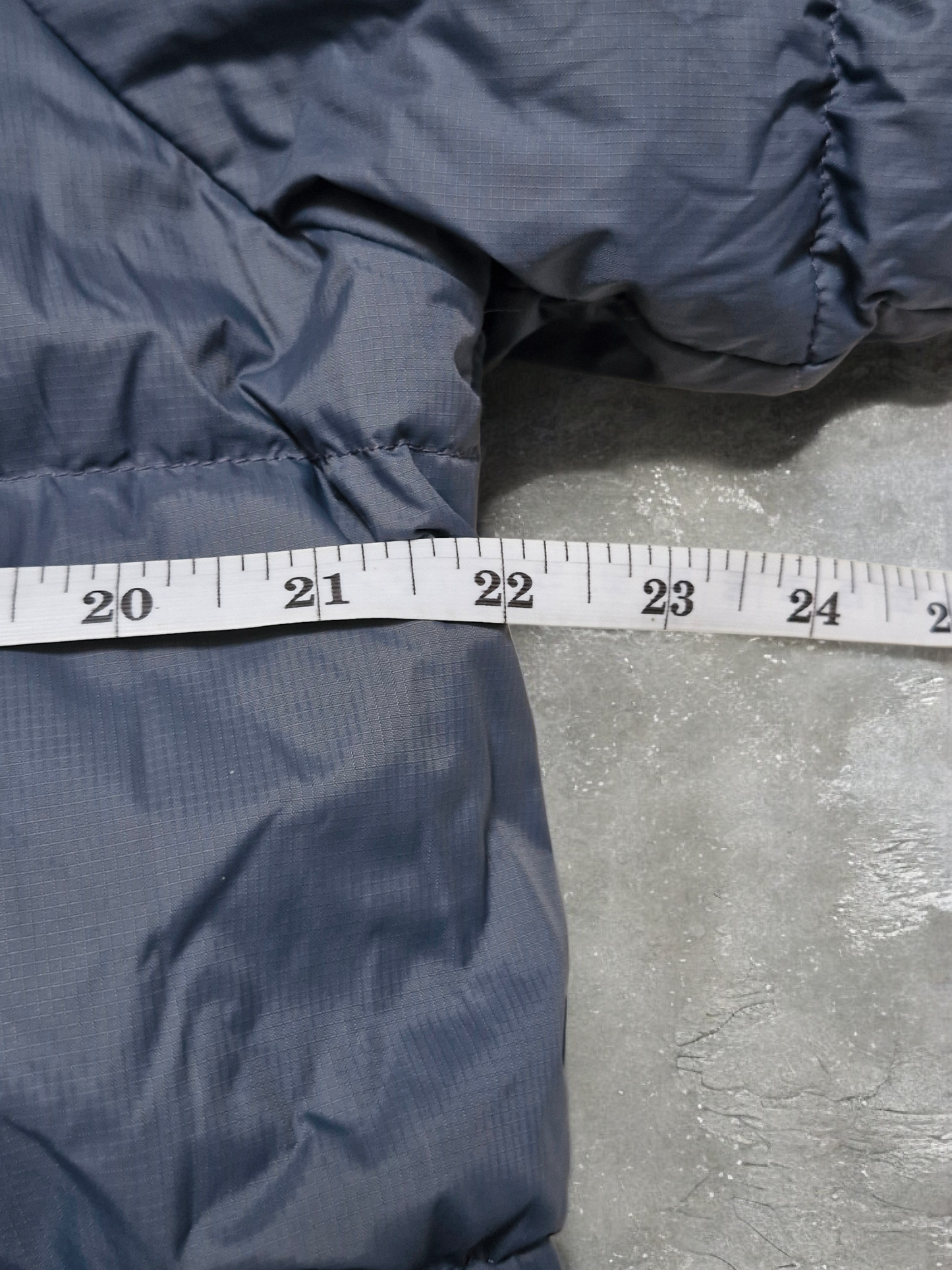 Nike Vintage Y2K Grey & Yellow Reversible Trim Lined Puffer Coat