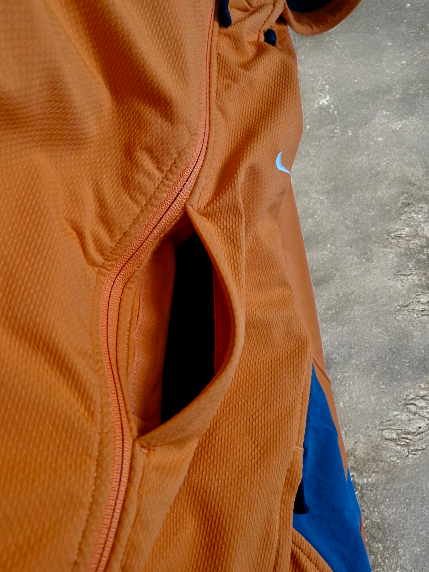 Nike Sphere Pro Orange & Grey Panelled Reflective Technical Jacket