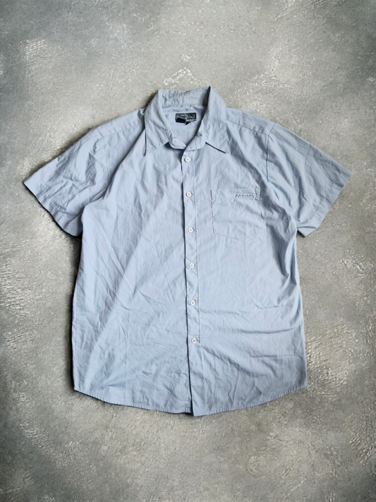 Oakley Vintage Silver Badge Baby Blue Shirt