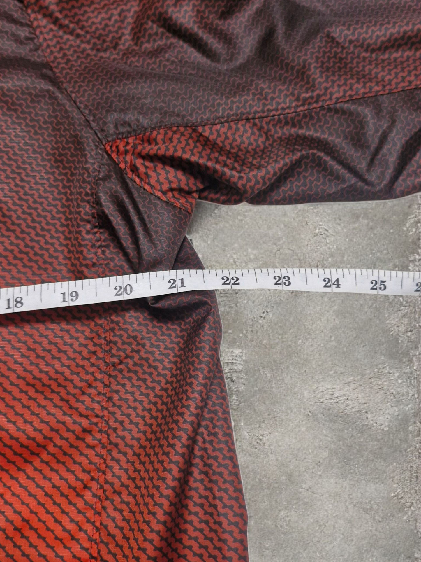 Nike Thermal Orange & Black Patterned Technical Jacket