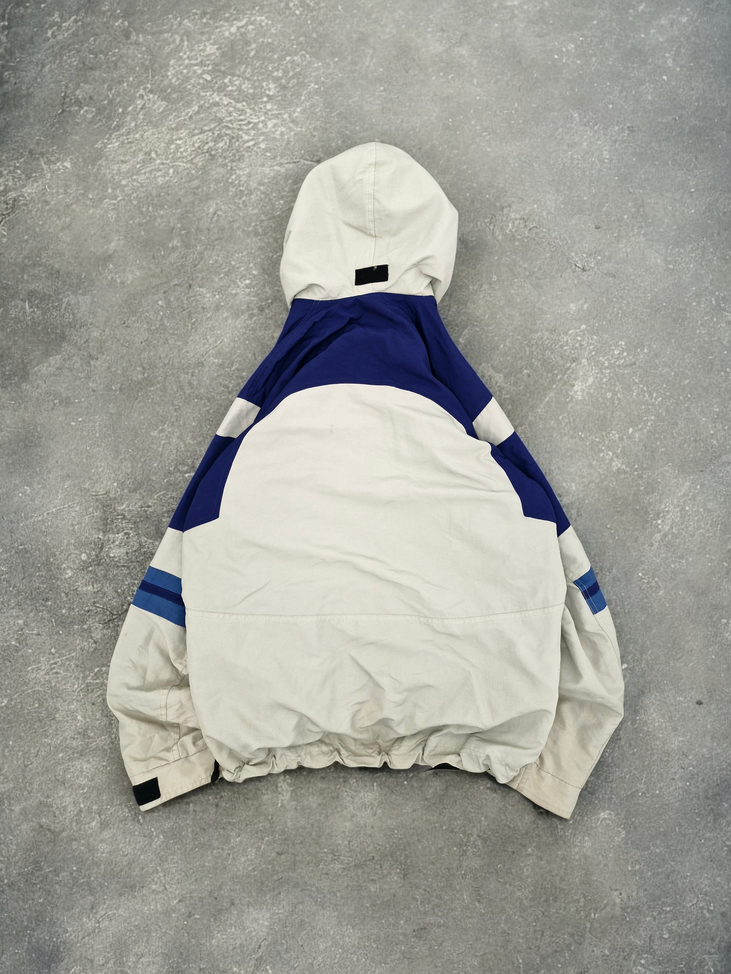 Helly Hansen Vintage Cream & Blue Panelled Technical Ski Jacket