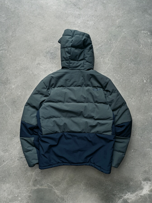 Oakley Green & Black Puffer Coat