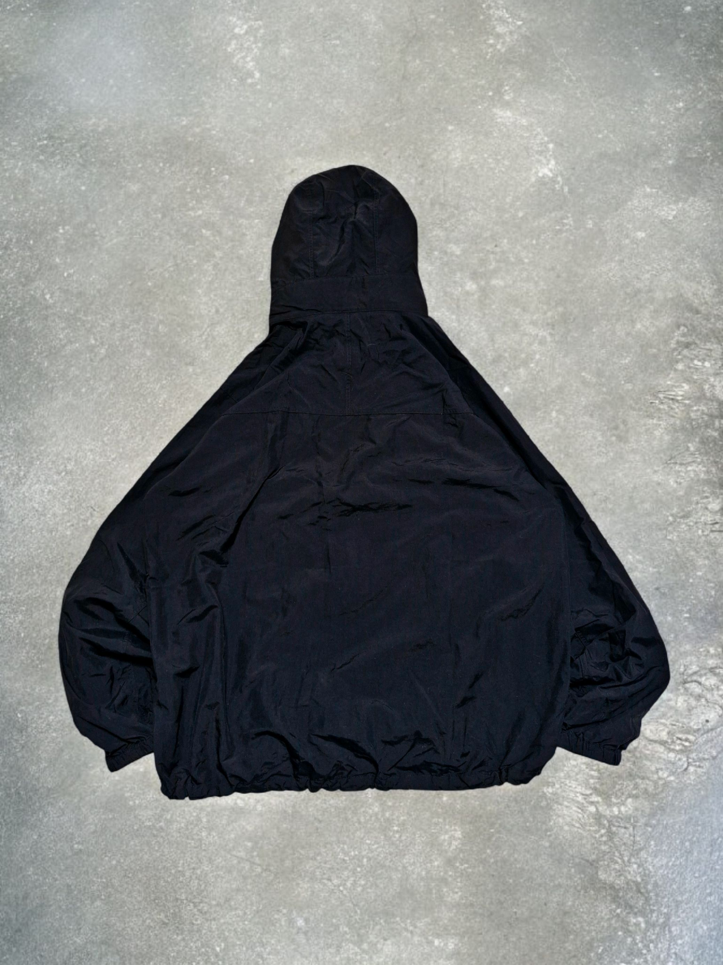 Montbell Vintage Black Half Zip Black Technical Jacket