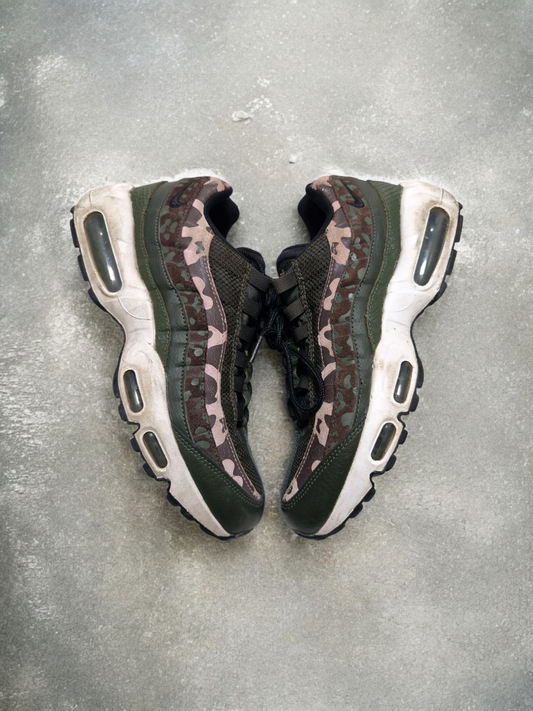 Nike Airmax 95 Dark Green & Brown Camo Trainers