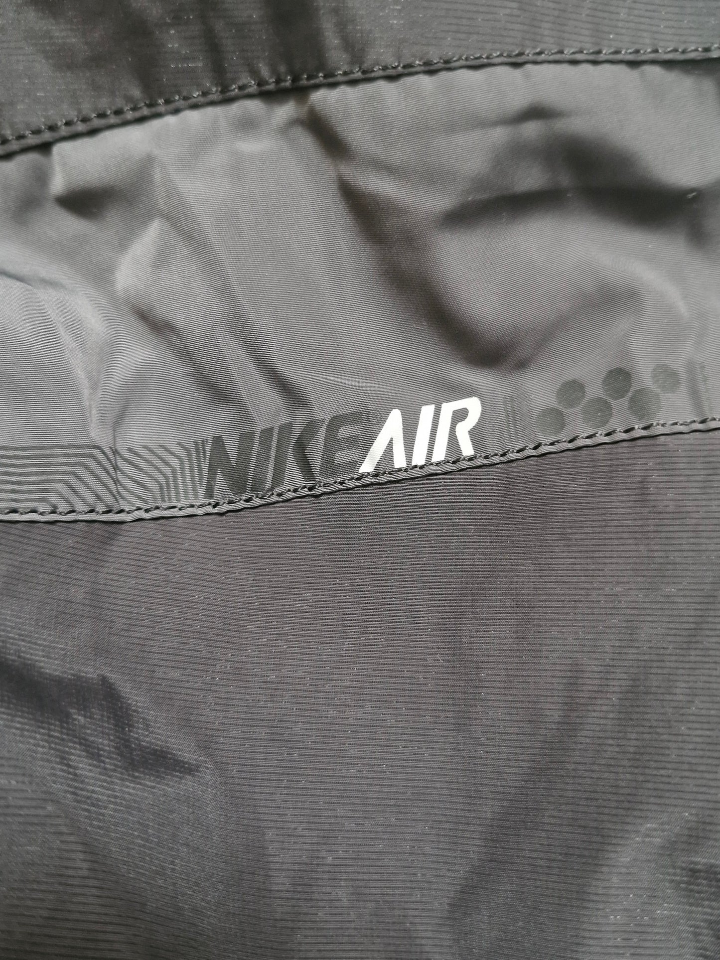 Nike Vintage Y2K Black Double Layered Insulated Technical Puffer Coat