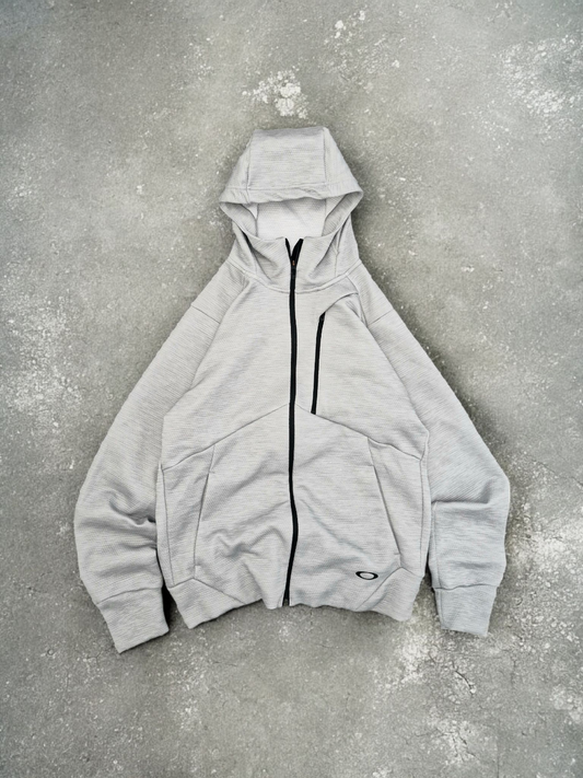 Oakley Vintage Grey Technical Zip Up Hoodie