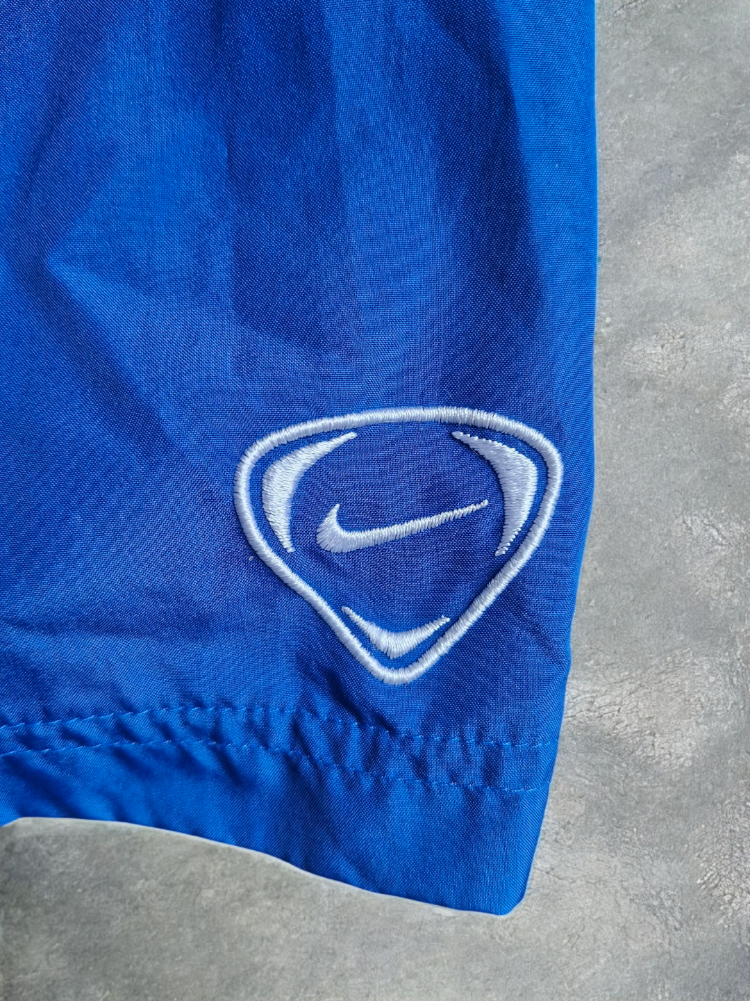 Nike Vintage Early 2000's Blue Striped Shorts