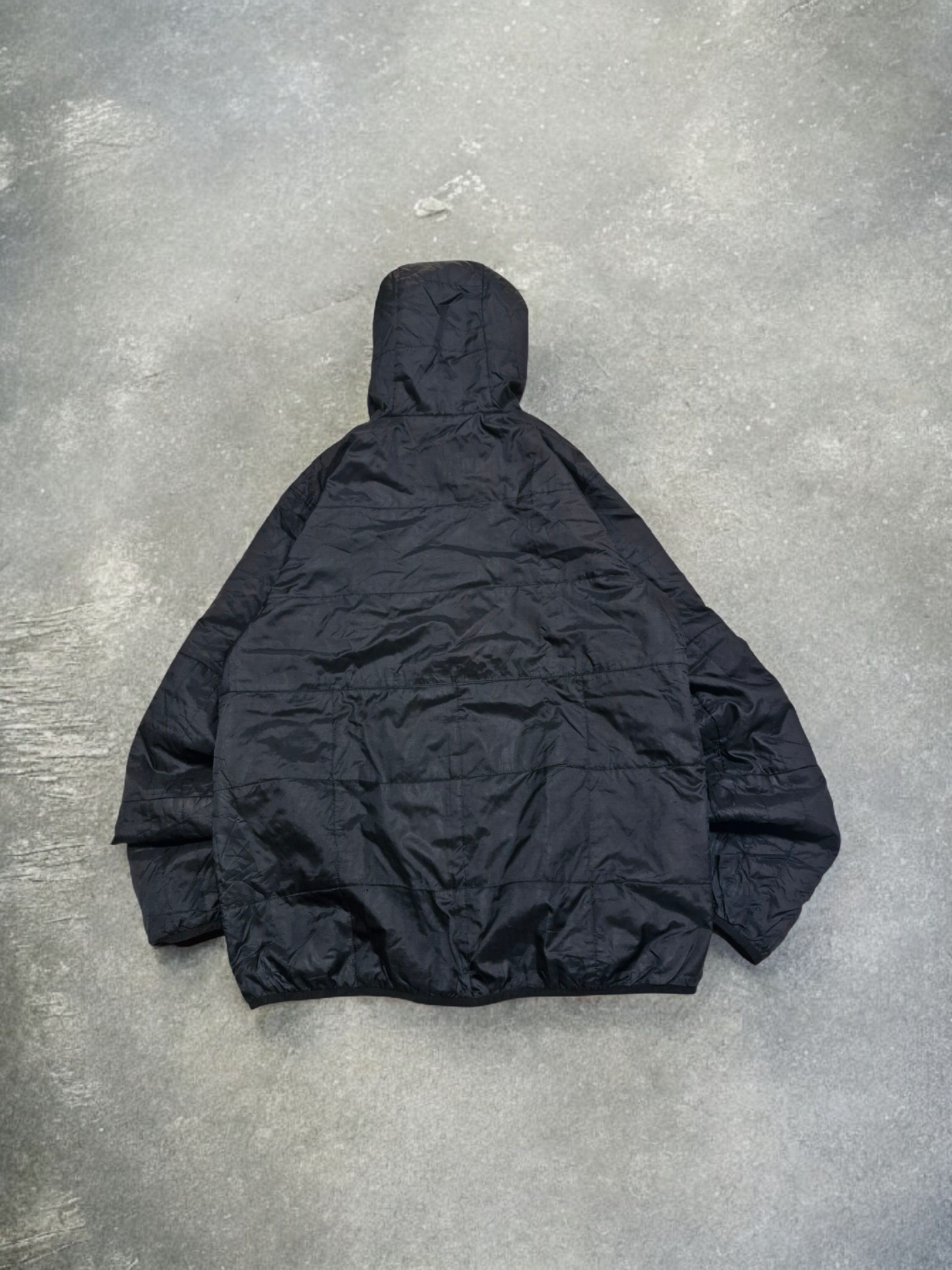 Nike Reversible Green & Black Pixelated Grid Technical Coat