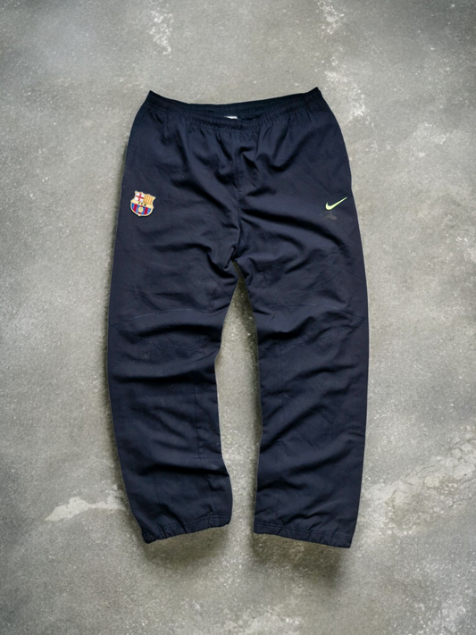 Nike T90 Vintage Early 2000's Barcelona Navy Track Pants