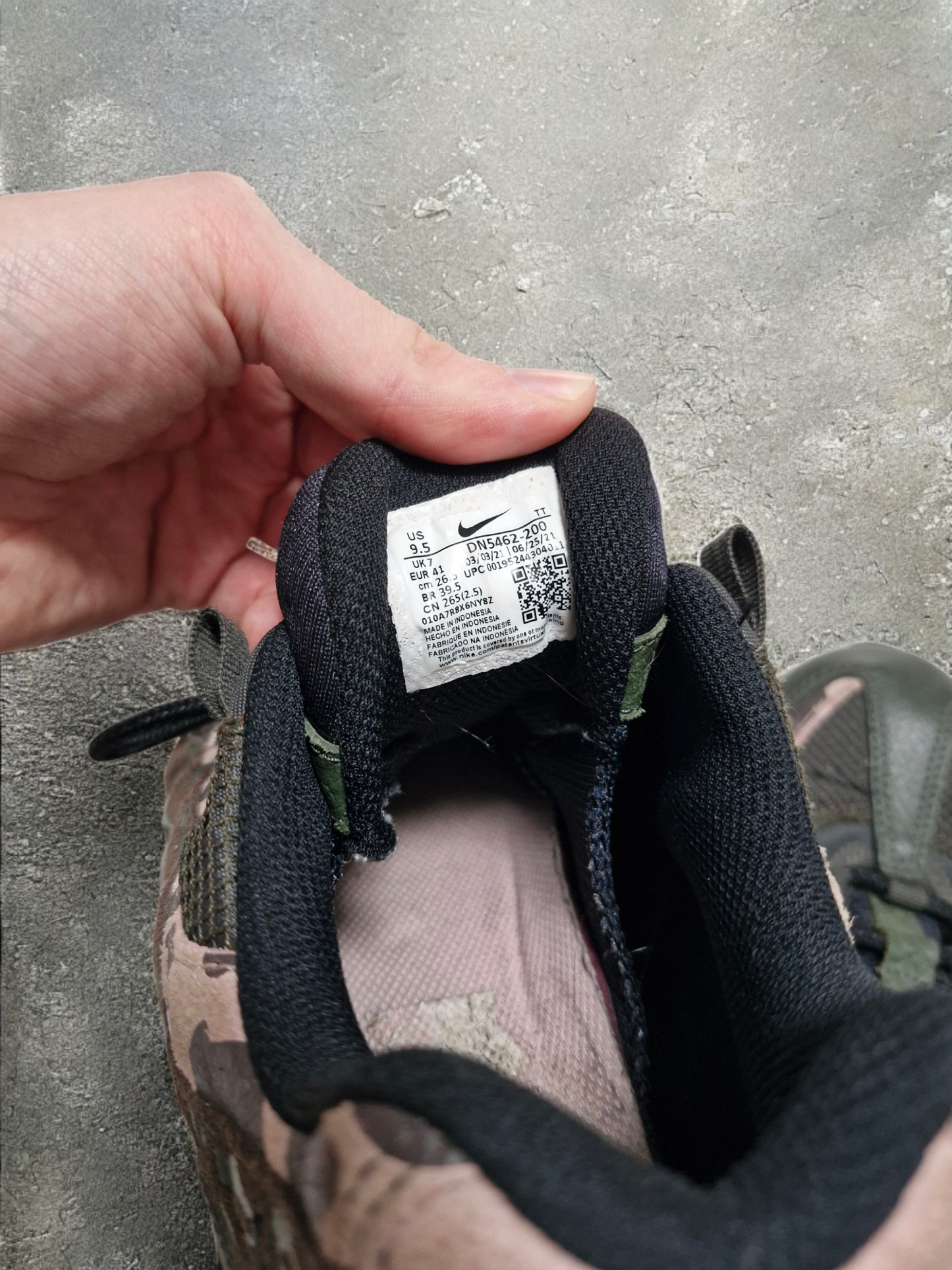 Nike Airmax 95 Dark Green & Brown Camo Trainers