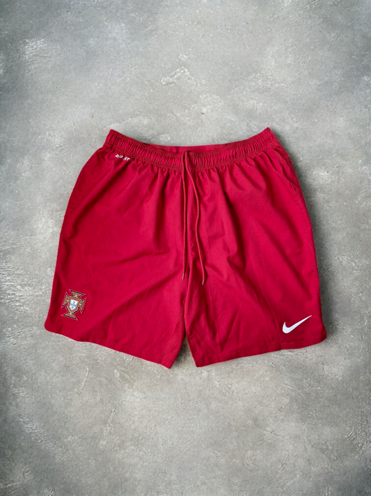 Nike Red Portugal Football Shorts