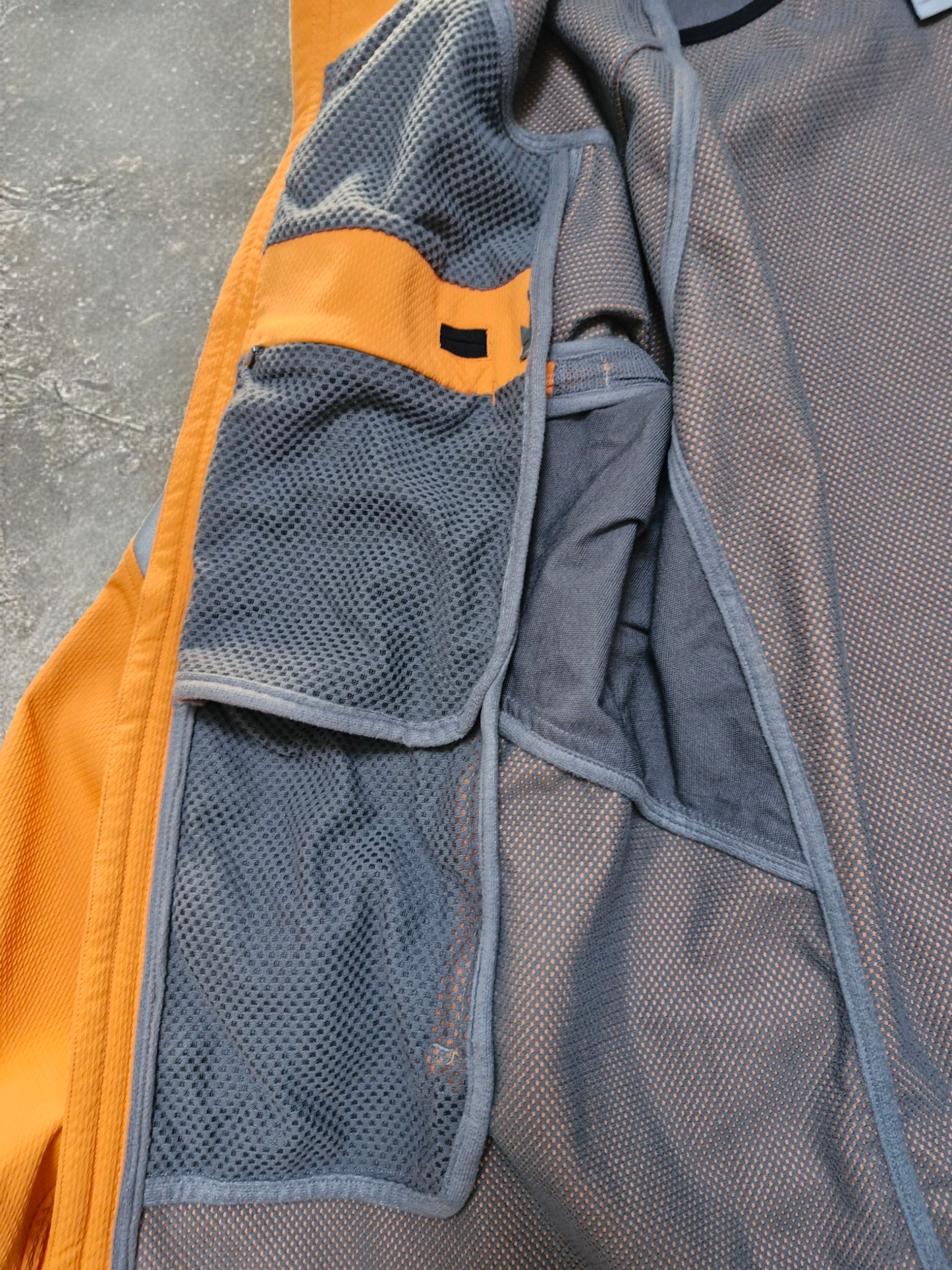 Nike Sphere Pro Orange & Grey Panelled Reflective Technical Jacket